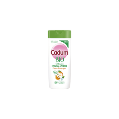 CADUM GEL DOUCHE NATURAL CARESSE FLEUR D'ORANGER BIO 400ML
